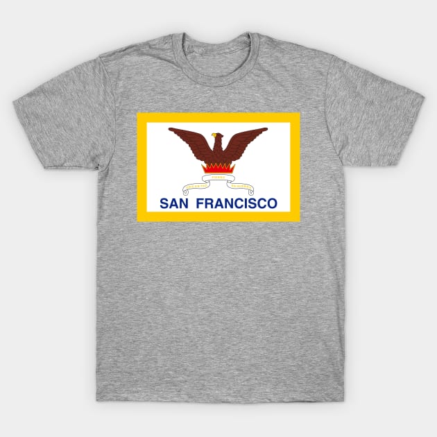 Flag of San Francisco, California T-Shirt by brigadeiro